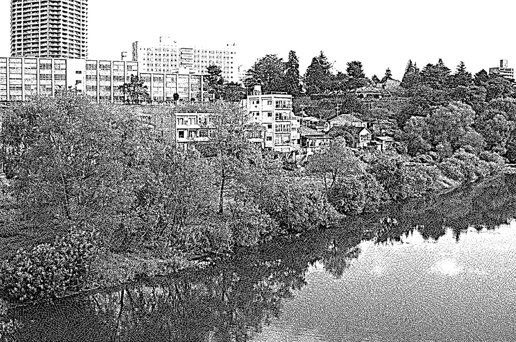Etchtone でスクリーン処理 (Sharpened)
