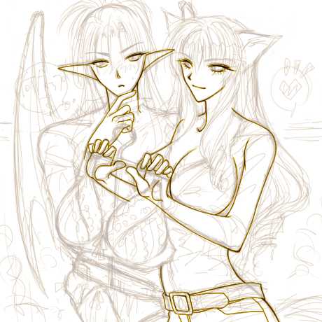 トップ絵4・ペン入れ