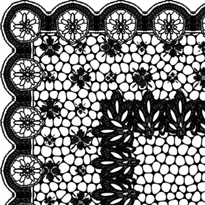 レース完成 (原寸)