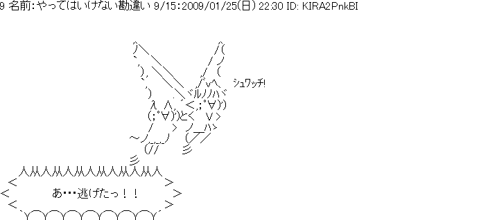 やってはいけない勘違い [09]