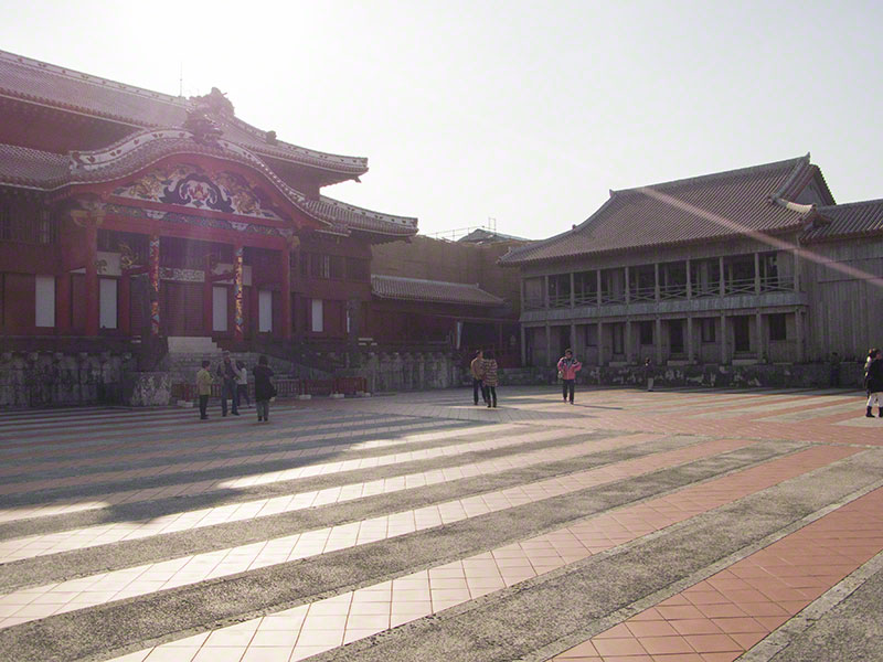 首里城・正殿前